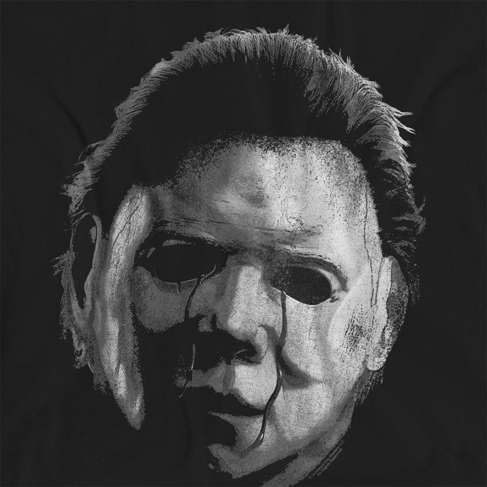 Black - Other - Halloween 2 Michael Myers The Shape Large Face T-S - 2