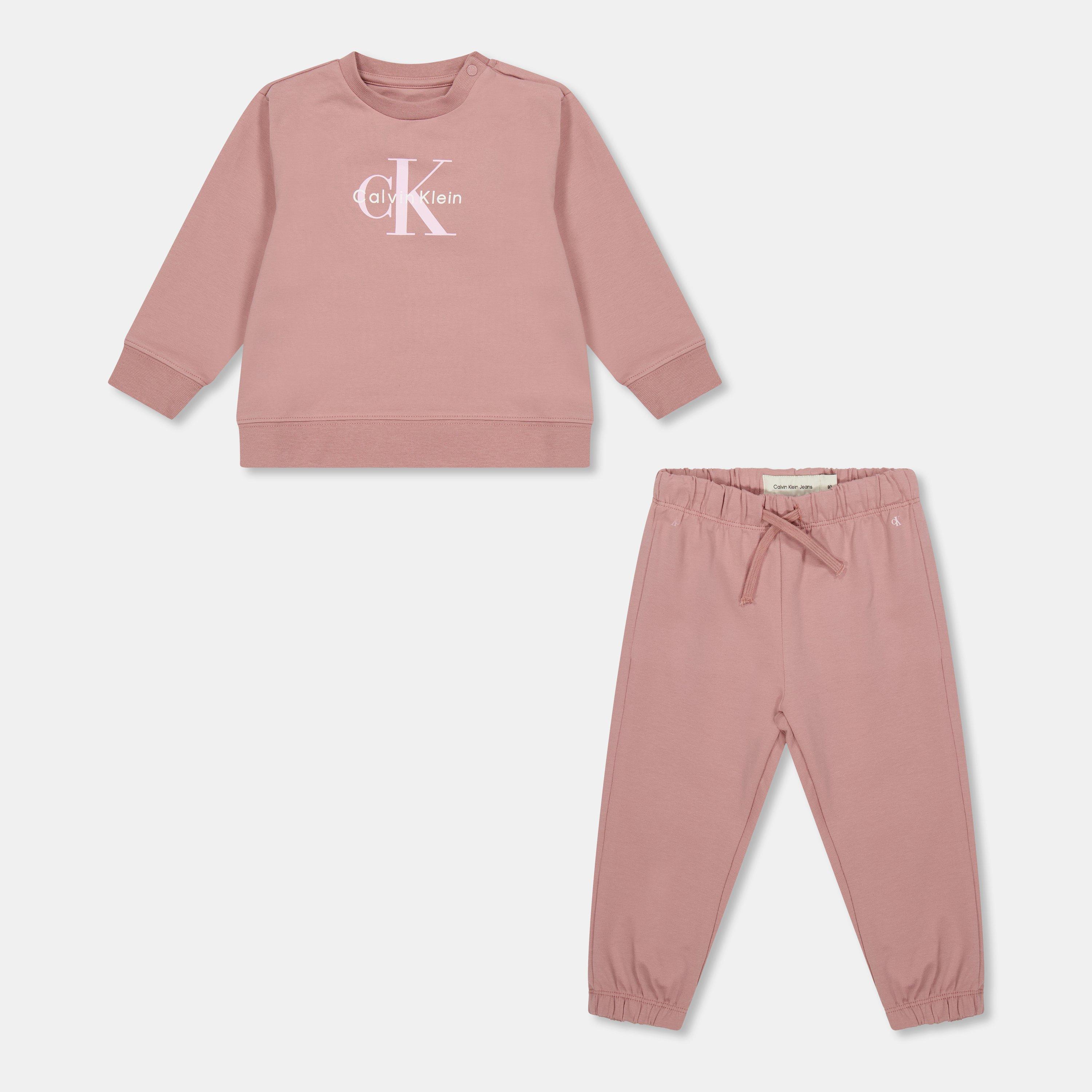 Calvin Klein Jeans  Infant Kids' Monogram Set - Rose Tp9 - 12M