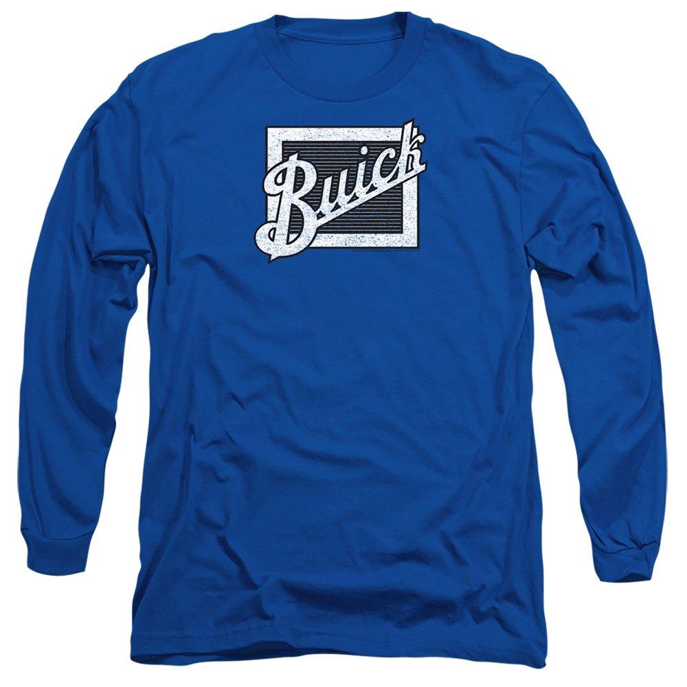 Blue - Other - Buick Distressed Emblem Long Sleeve T-Shirt Royal - 1