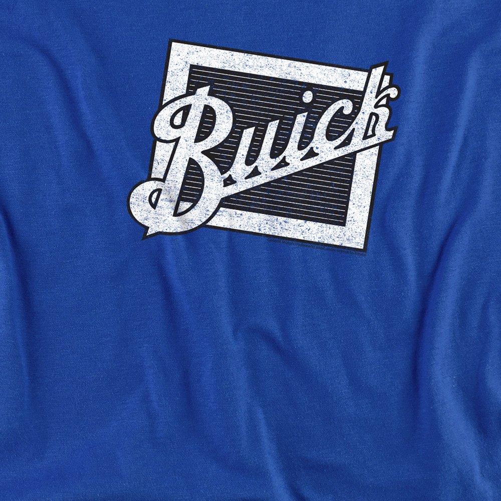 Blue - Other - Buick Distressed Emblem Long Sleeve T-Shirt Royal - 2