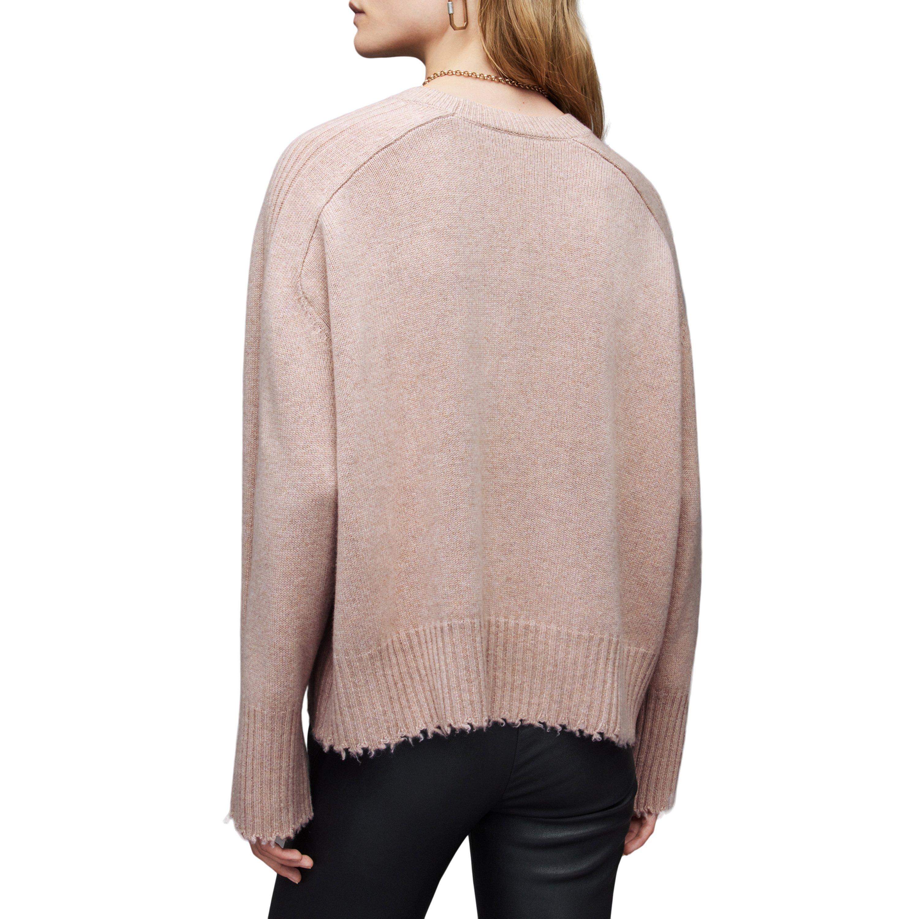 Mink Pink - AllSaints - Women's Kiki Soft Knit Crew Neck Jumper - 4