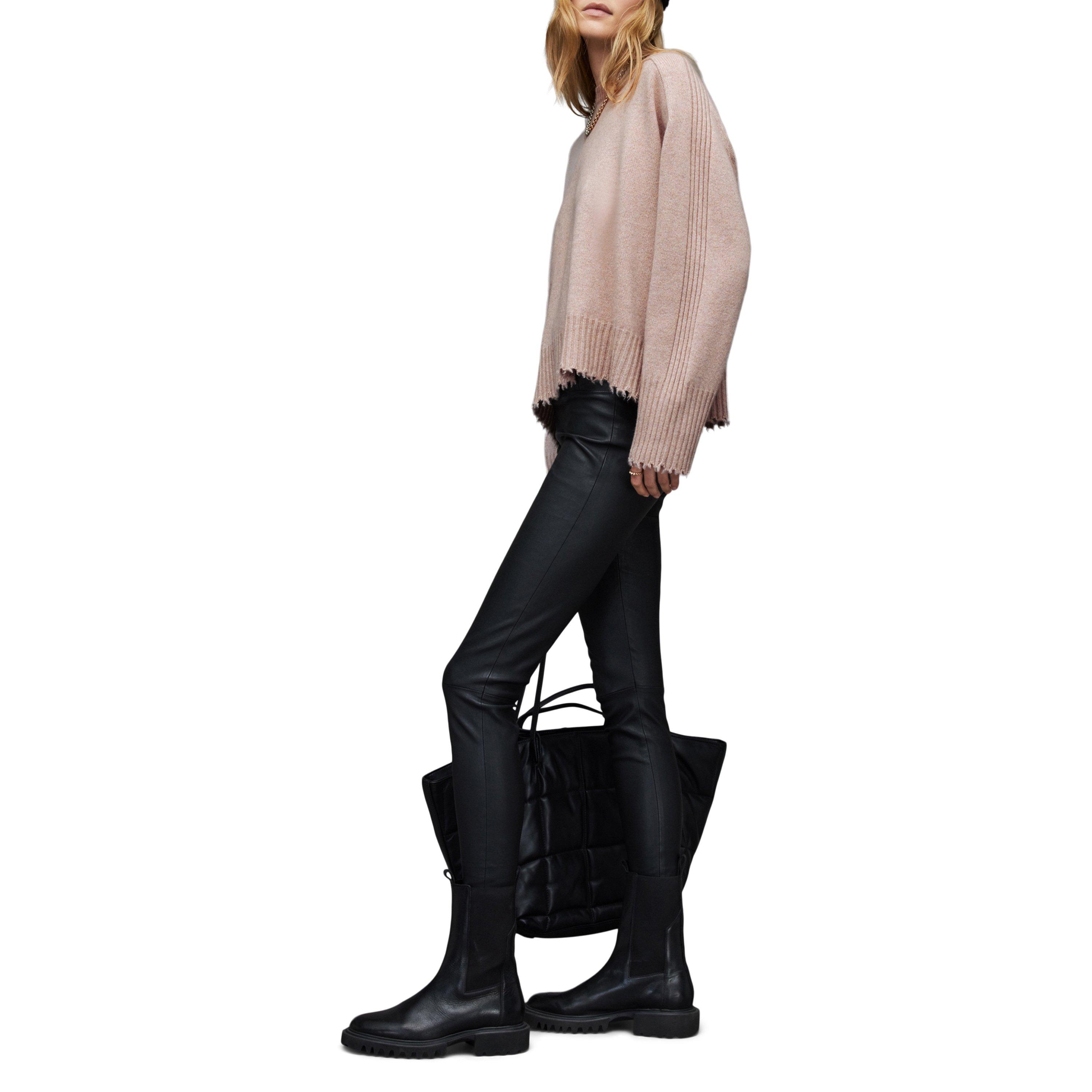 Mink Pink - AllSaints - Women's Kiki Soft Knit Crew Neck Jumper - 7