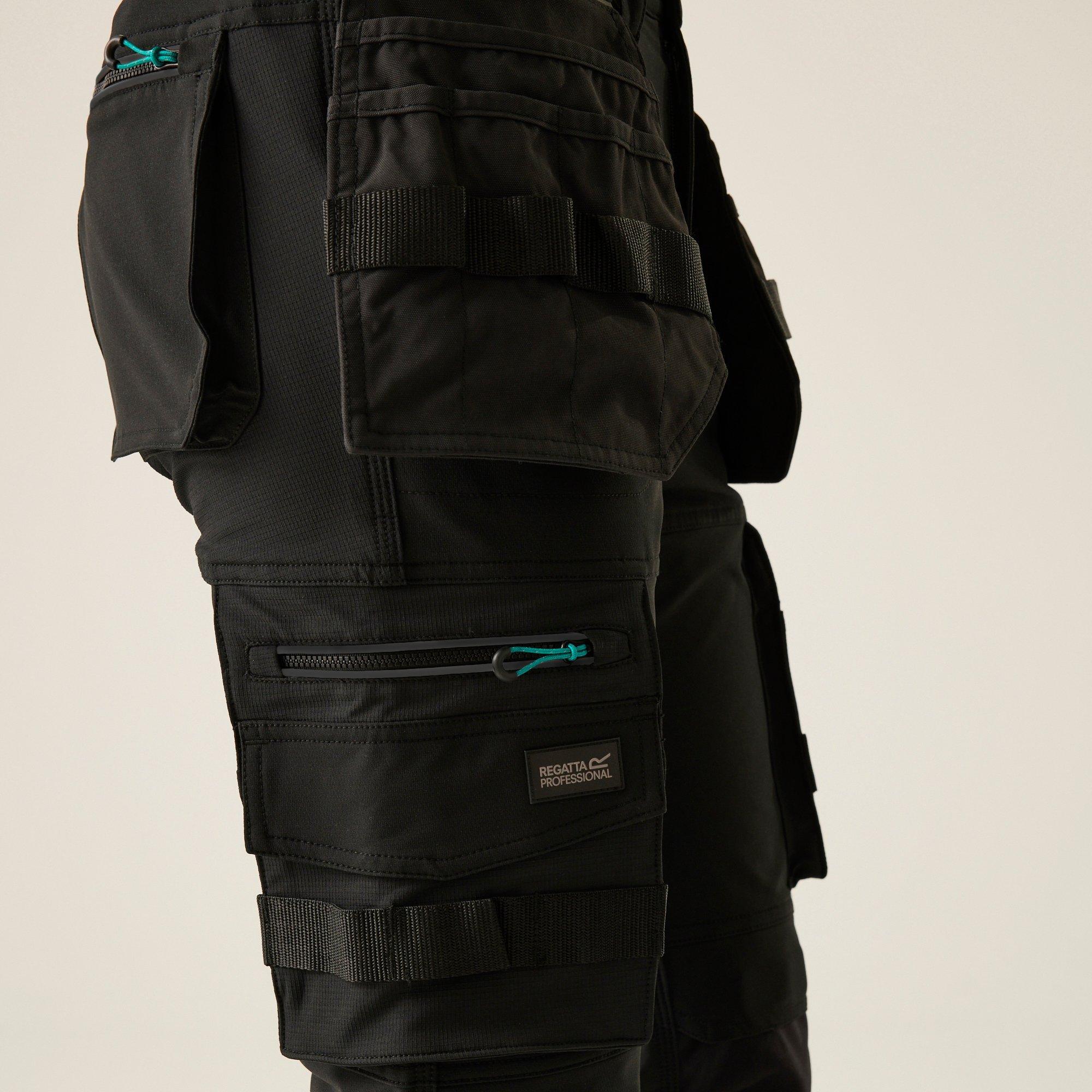 Black - Regatta - Womens ADA Cotton Stretch Holster Trousers - 6