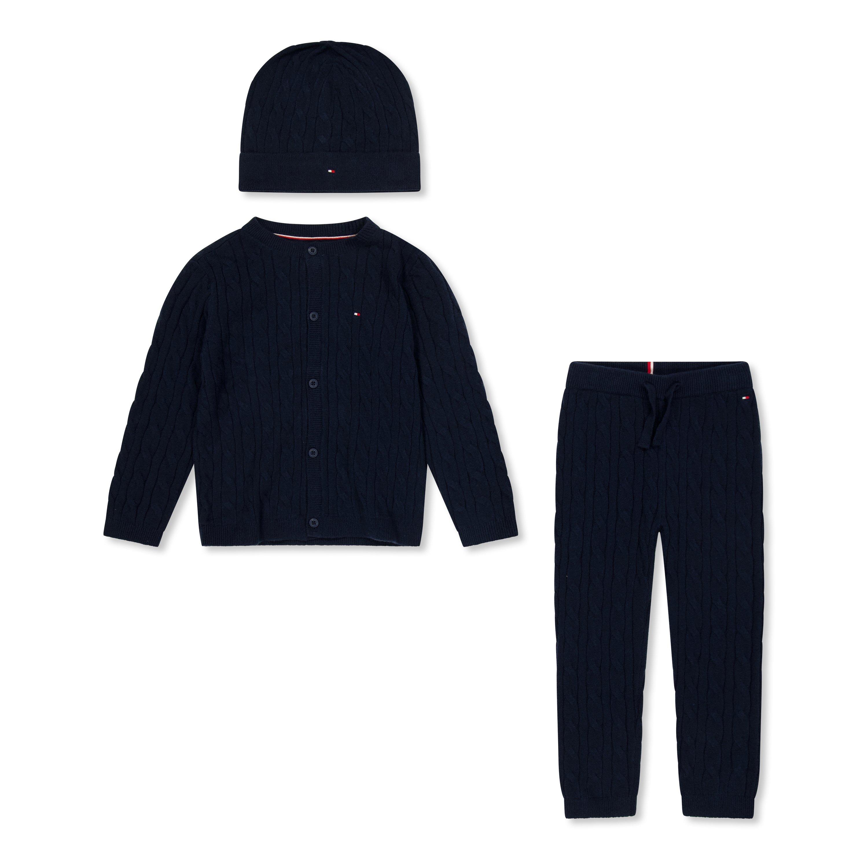 Tommy Hilfiger  Infant Kids Cable Clothing Set - Night Navy C1g - 24M