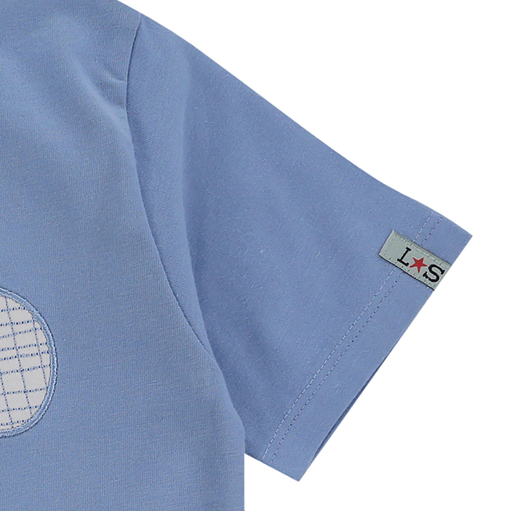 Blue - Lilly and Sid - Regular Fit T-Shirt - 4