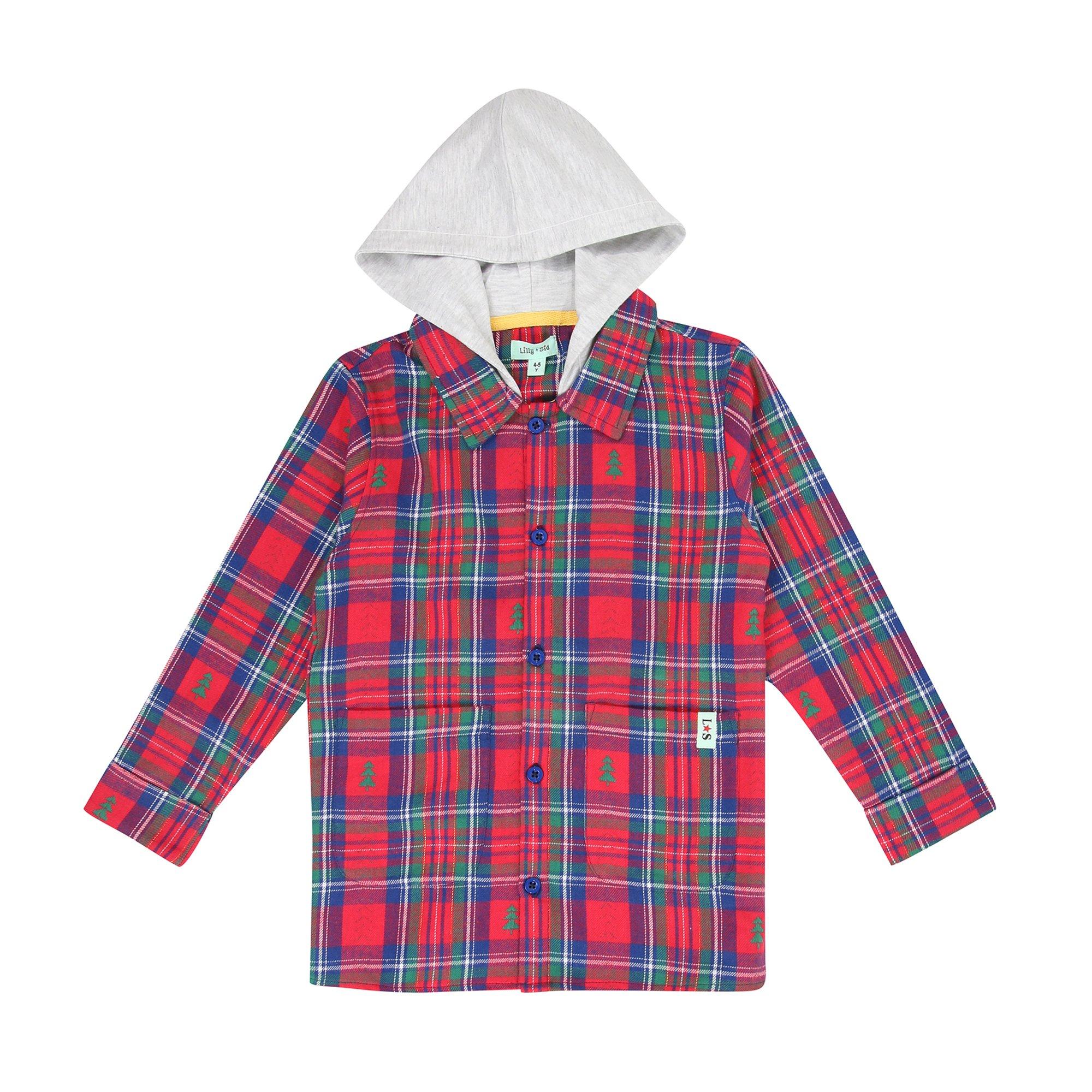Multi - Lilly and Sid - Kids' Check Short-Sleeve Patterned Shirt - 1