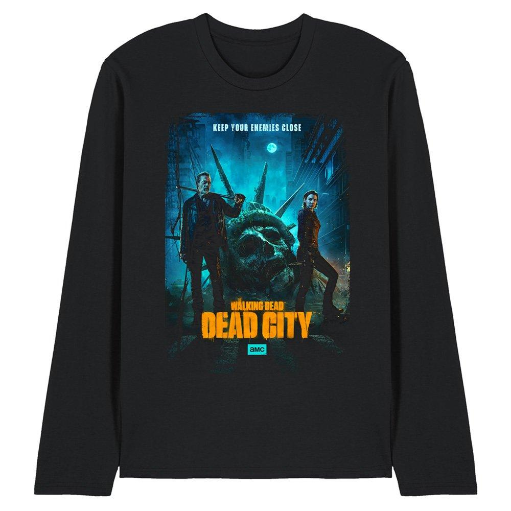 Black - Other - The Walking Dead Dead City Poster Art Long Sleeve - 1