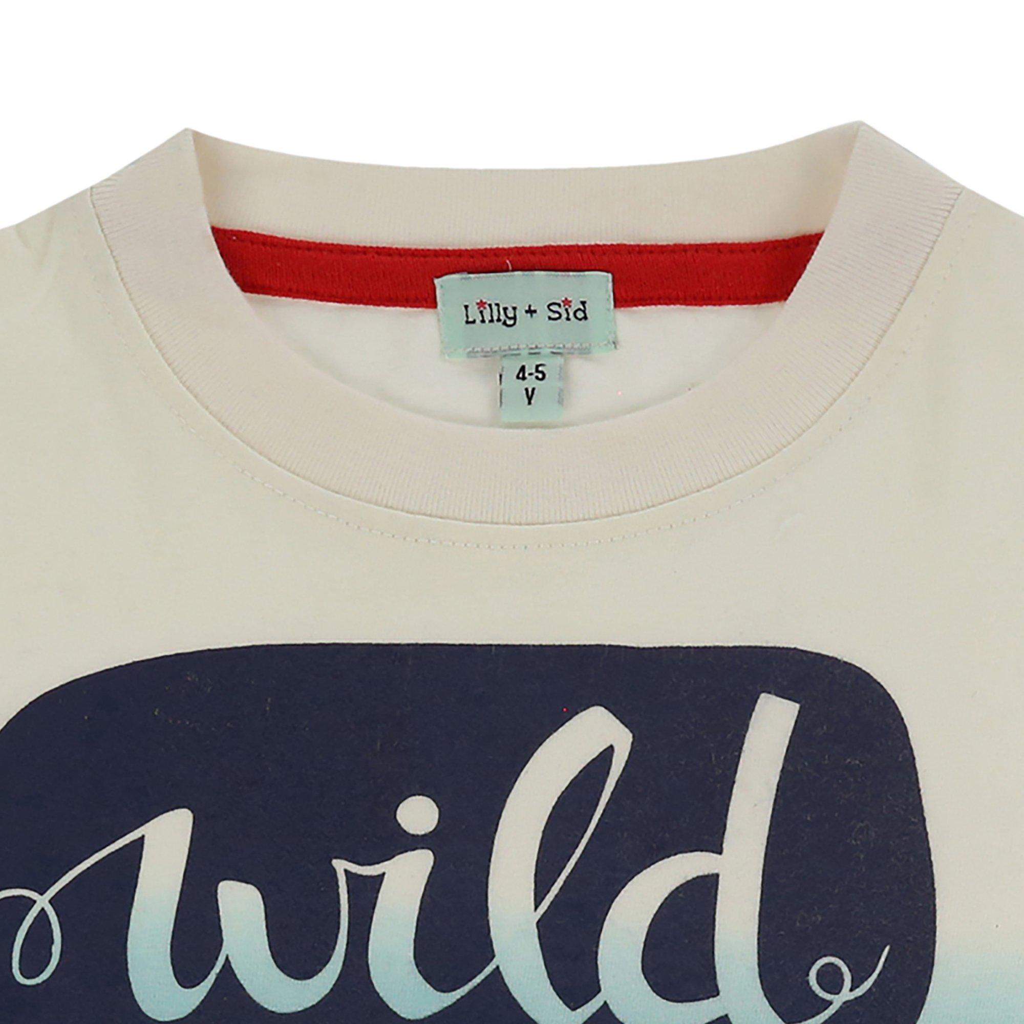 Blu - Lilly and Sid - Dip Dye Wild Regular Fit T-Shirt - 3