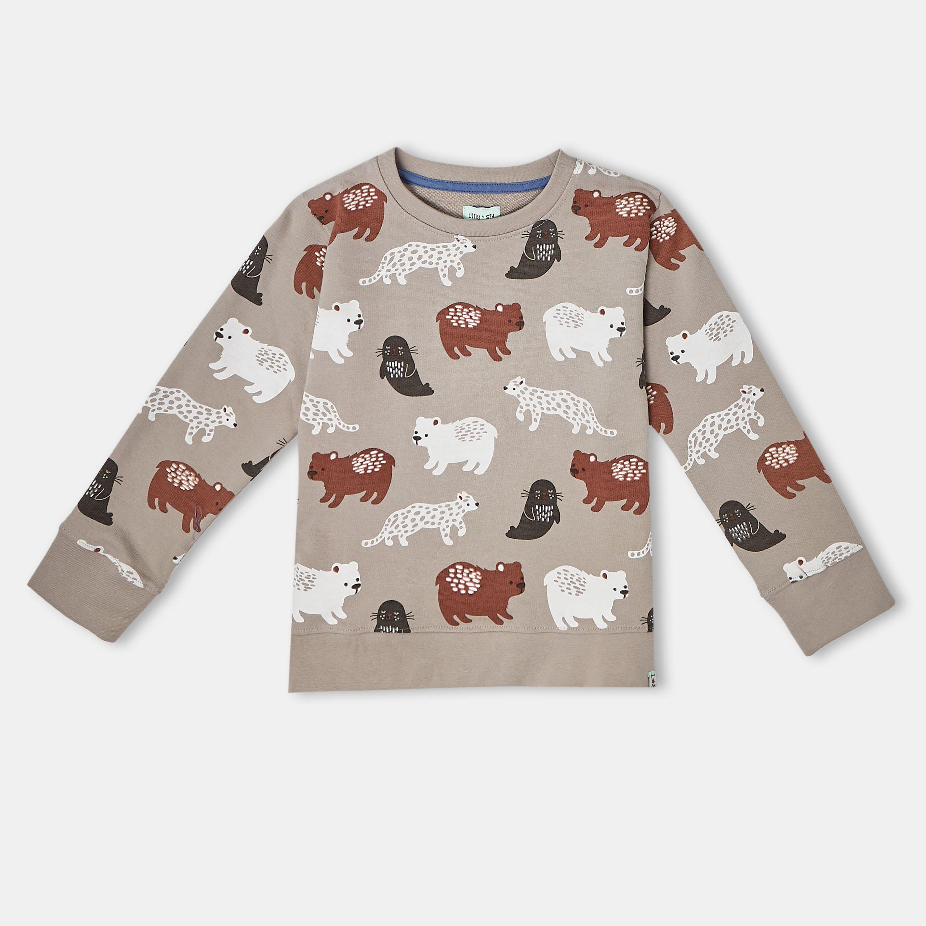 Grey - Lilly and Sid - Las Animal Crew Sweatshirt