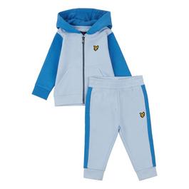 Lyle and Scott Zip Hoodie and Tracksuit Set Babies