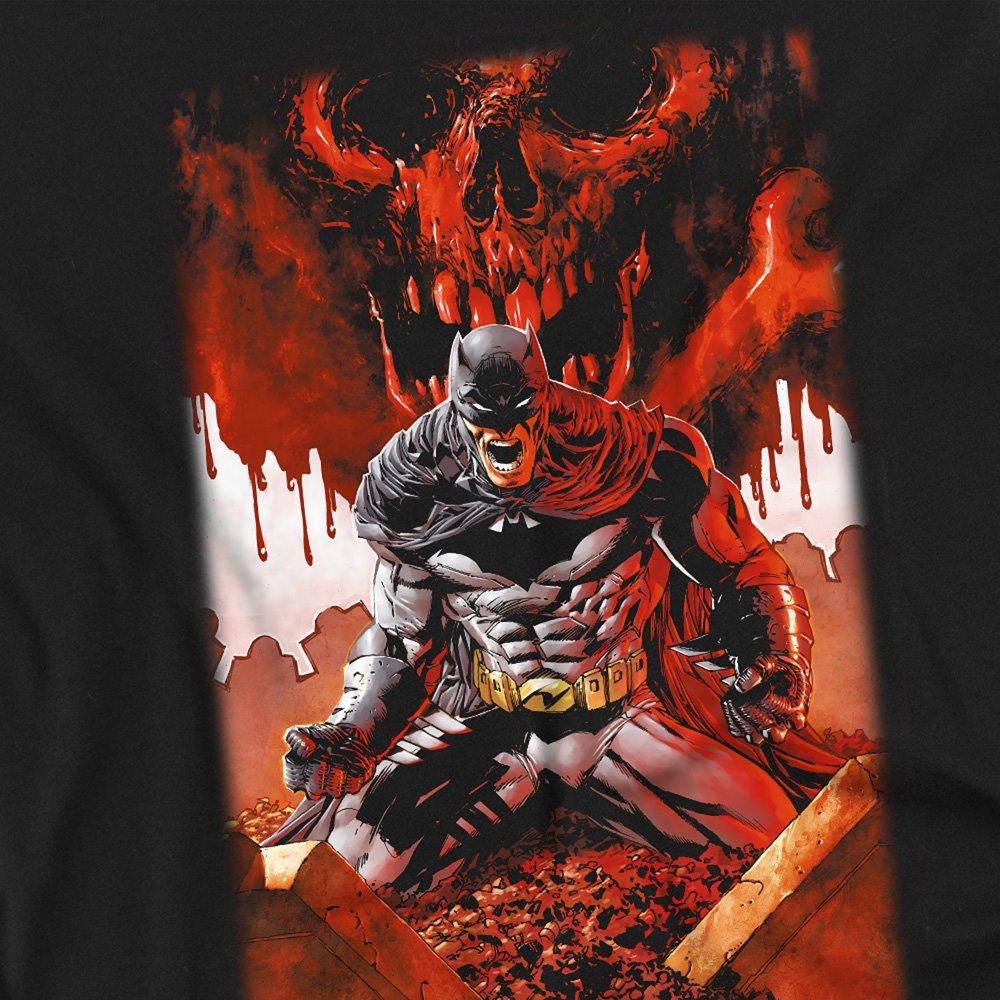 Black - Batman - Batman Grave Mens T-Shirt Black - 2