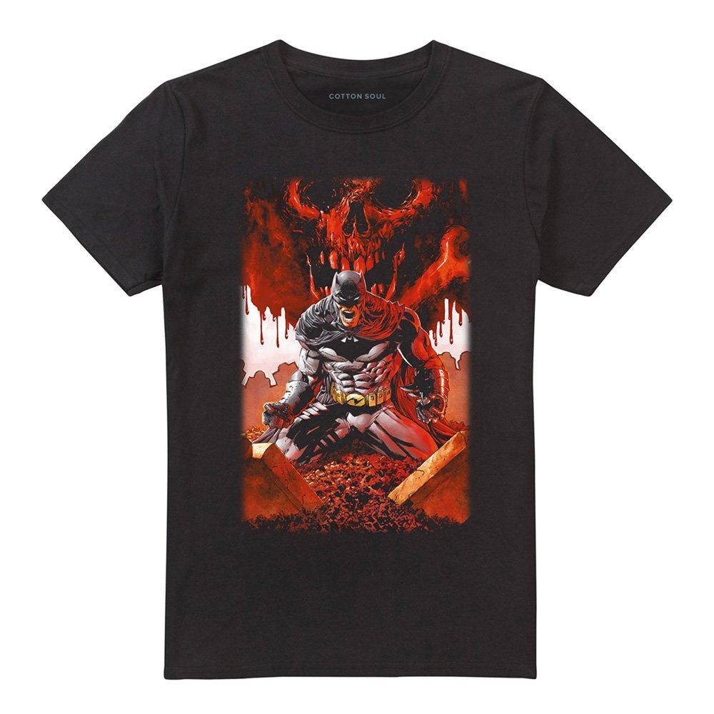 Black - Batman - Batman Grave Mens T-Shirt Black - 4