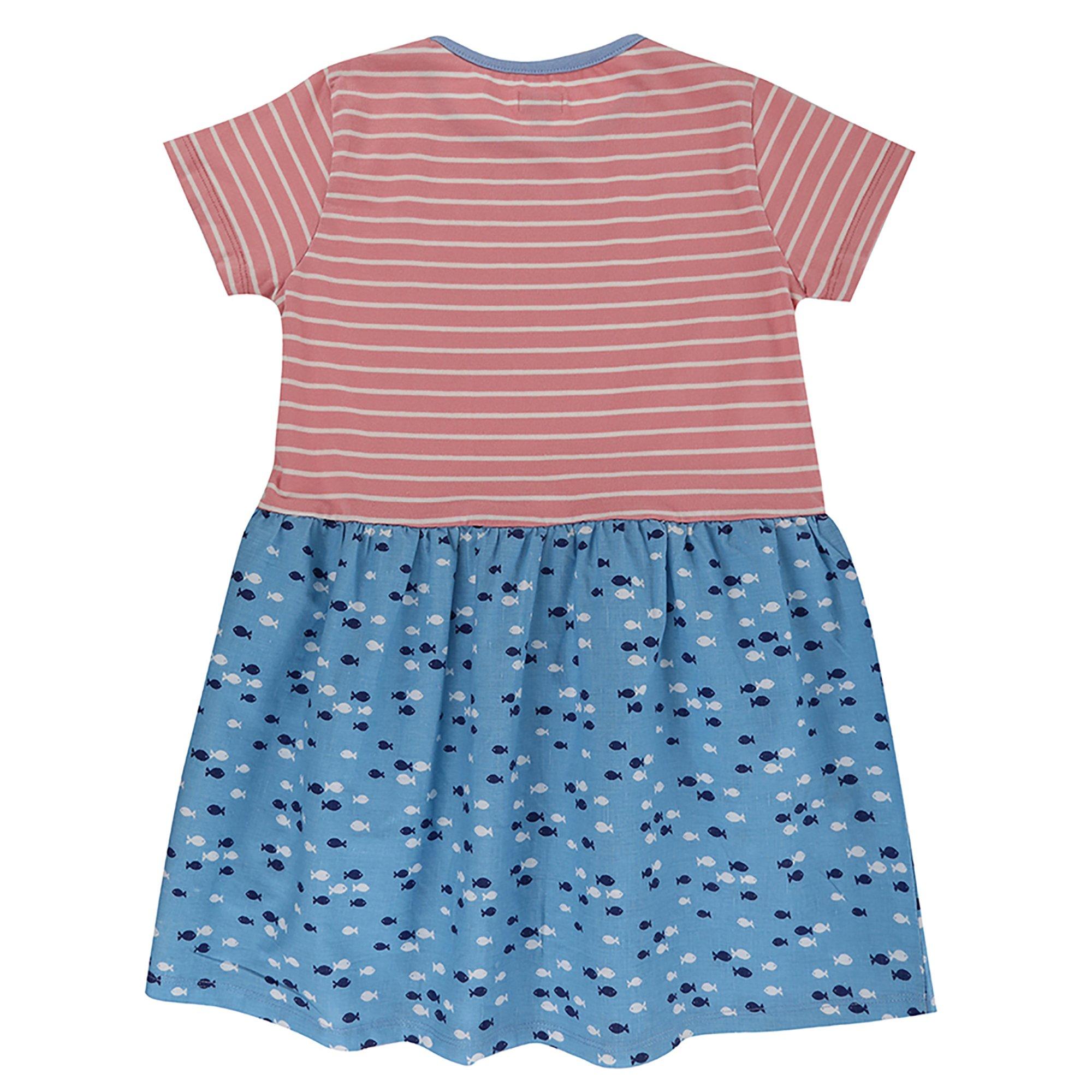 Multi - Lilly and Sid - Fabric Mix A-Line Dress - 2