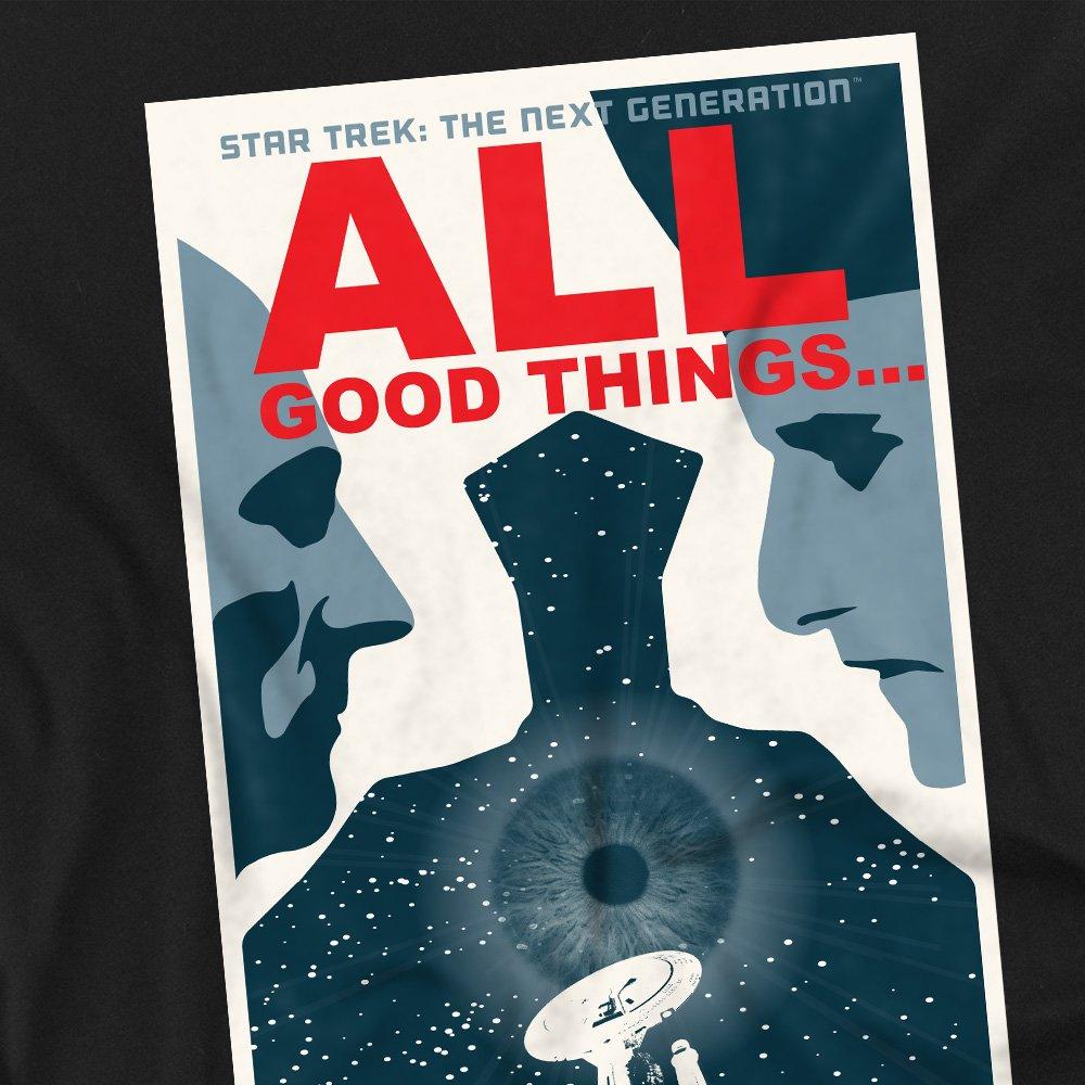 Black - Star Trek - Star Trek TNG Season 7 Episode 25 T Shirt Black - 2