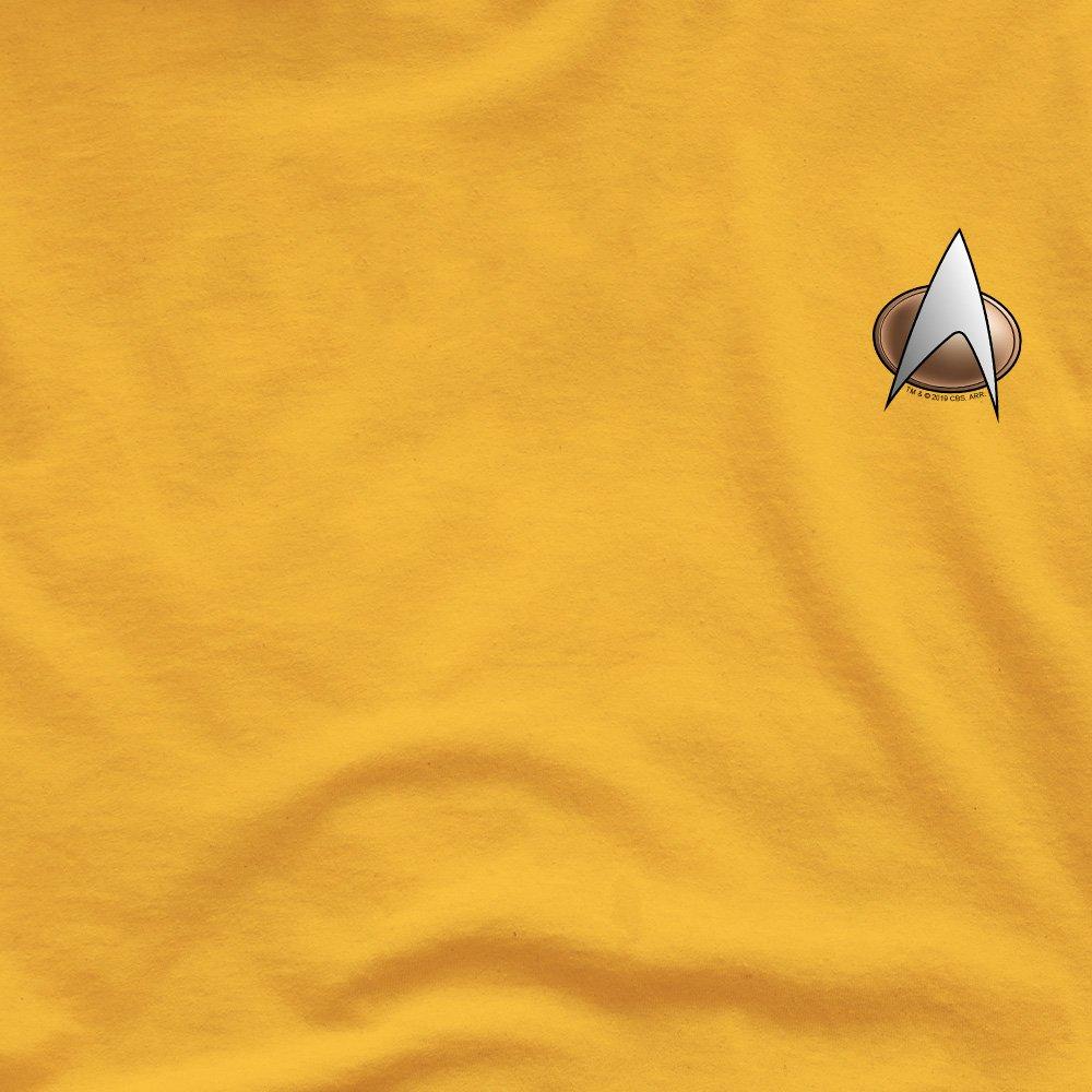 Gold - Star Trek - Star Trek TNG Engineering Emblem T Shirt Gold - 2