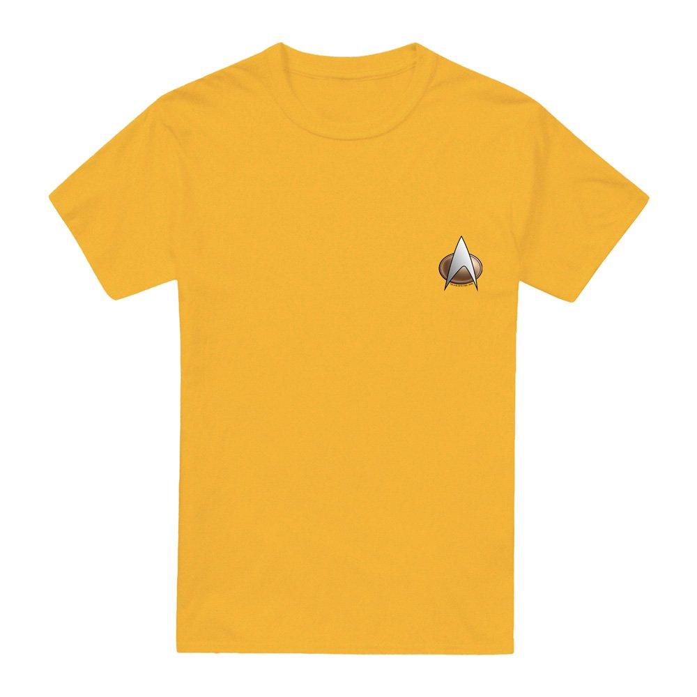 Gold - Star Trek - Star Trek TNG Engineering Emblem T Shirt Gold - 4