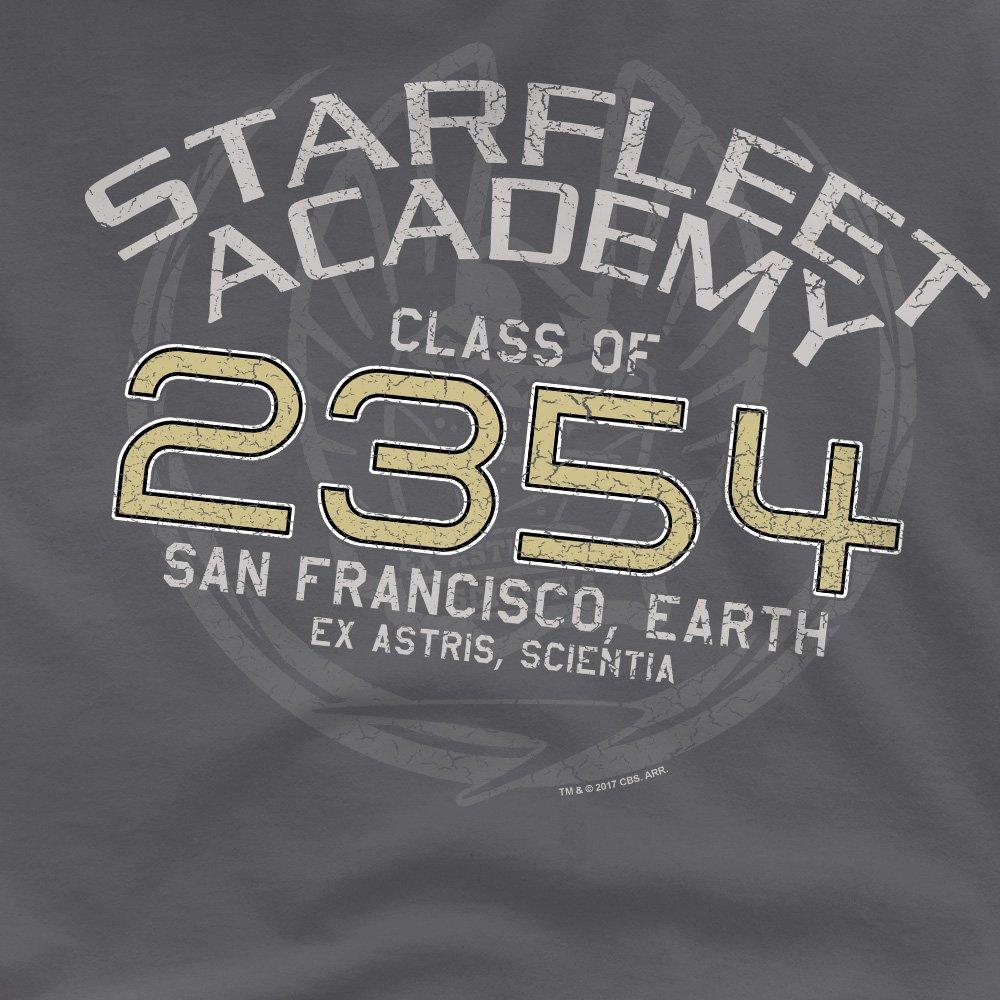 Grey - Star Trek - Star Trek Sisko Graduation T Shirt Charcoal - 2