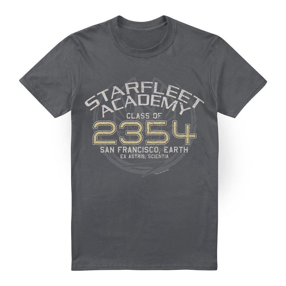 Grey - Star Trek - Star Trek Sisko Graduation T Shirt Charcoal - 4