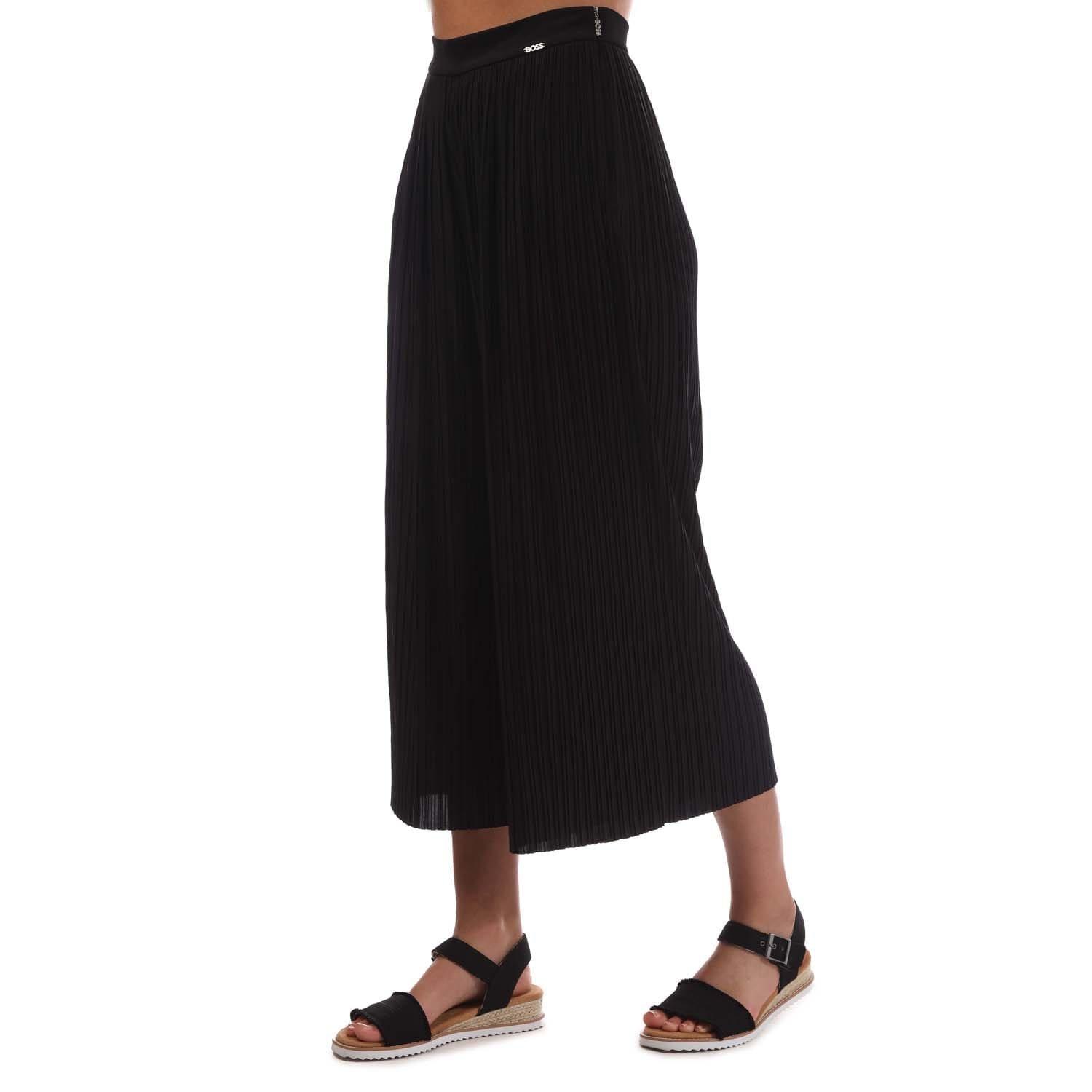 Black - Boss - Etamaia Plisse Trousers - 3