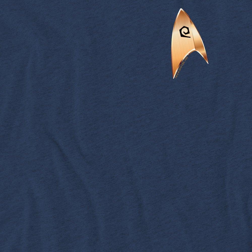 Navy - Star Trek - Star Trek Discovery Operations Badge T-Shirt Navy - 2