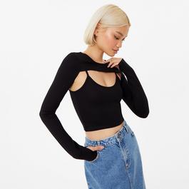 Jack Wills Tech Cut-out Top