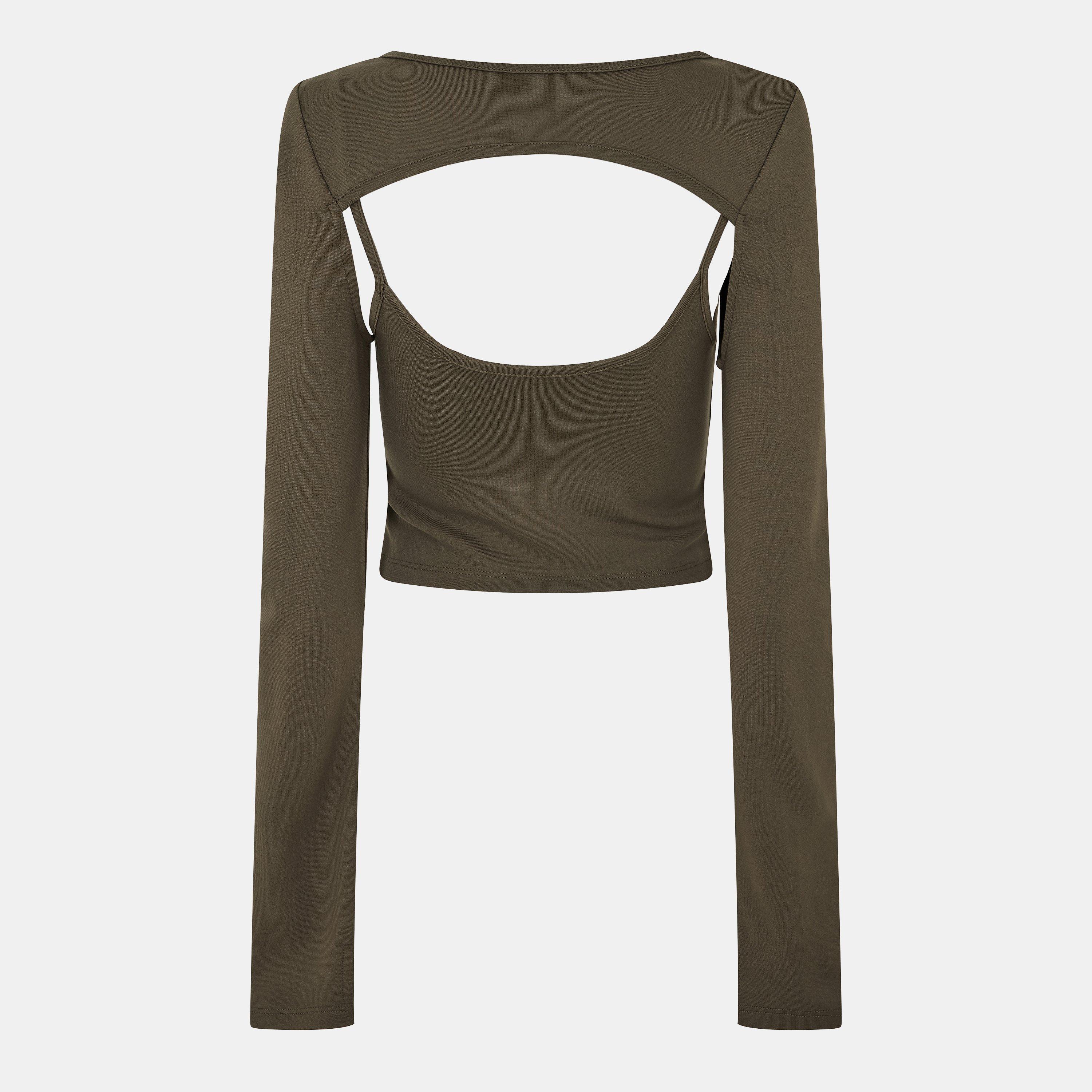 Ivy Green - Jack Wills - Tech Cut-out Top - 2
