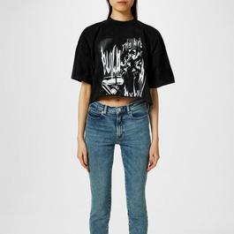 Hugo X Bella Poarch Relaxed-Fit T Shirt