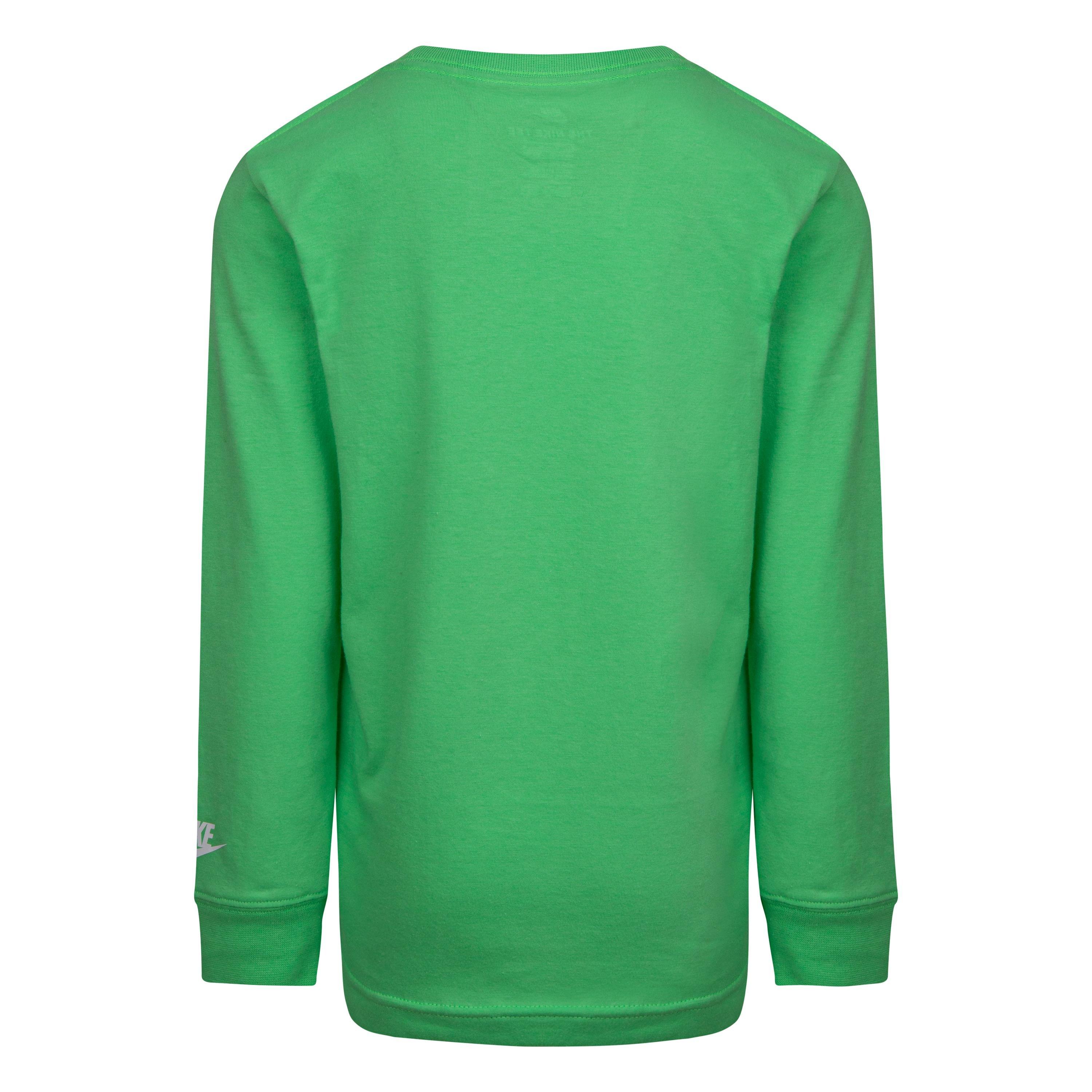 Green Strike - Nike - Kids' Diamond Plate Long Sleeve T-Shirt - 2