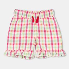 Lilly and Sid Picnic Check Woven Tracksuit Shorts