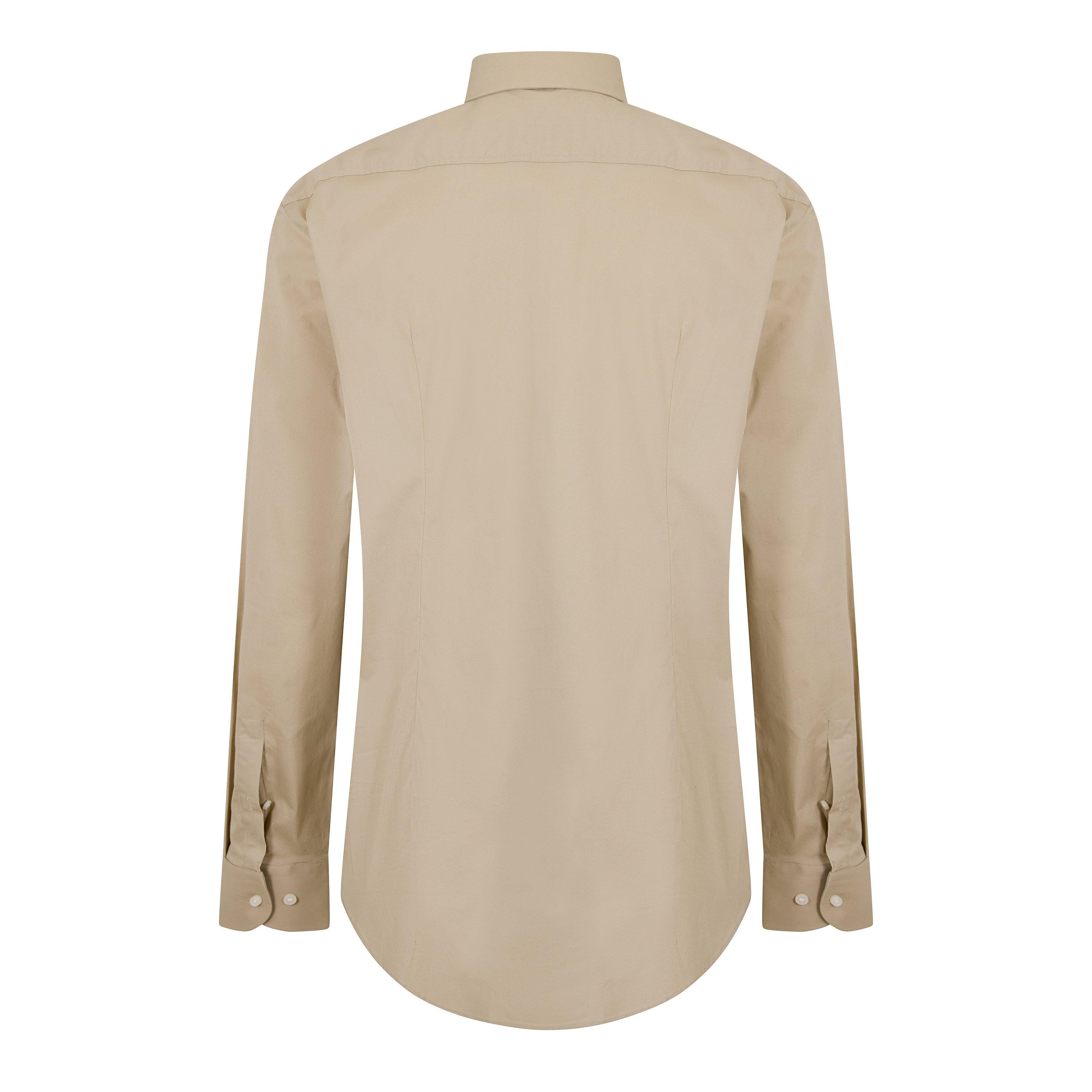 Beige 286 - Boss - Men's HBB Hank Kent Shirt, Precision Tailoring, Comfort - 2