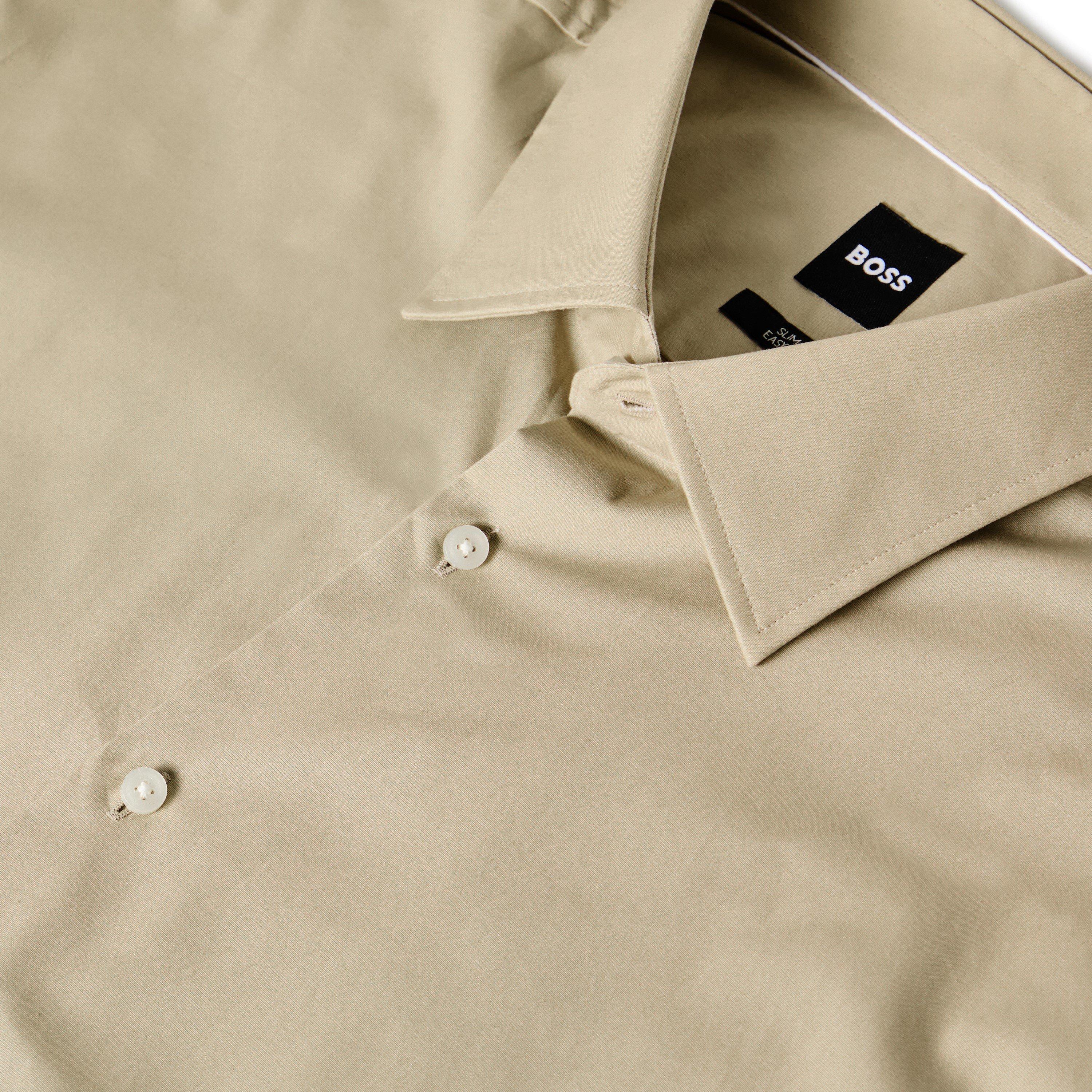 Beige 286 - Boss - Men's HBB Hank Kent Shirt, Precision Tailoring, Comfort - 5
