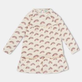 Lilly and Sid Rainbow Jersey A-Line Dress