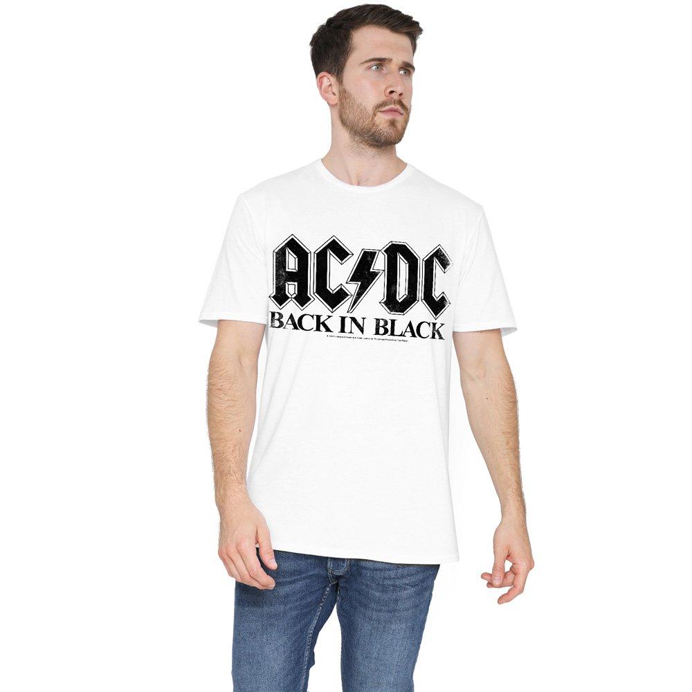 White - ACDC - Back In Black T-Shirt - 1