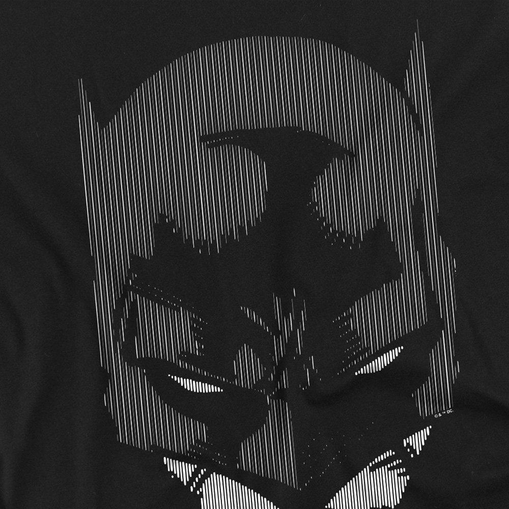 Black - Batman - Batman Lines Mens Mens T-Shirt Black - 2
