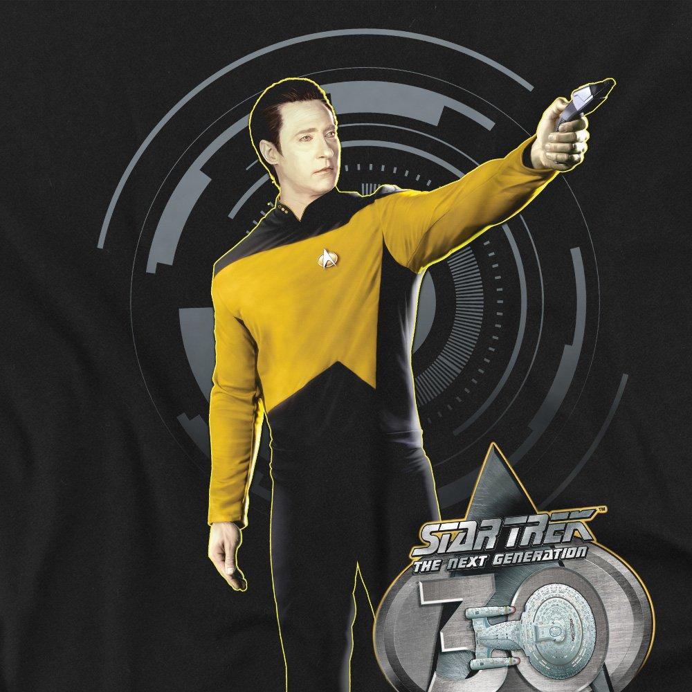 Black - Star Trek - Star Trek Data 30 T Shirt Black - 2