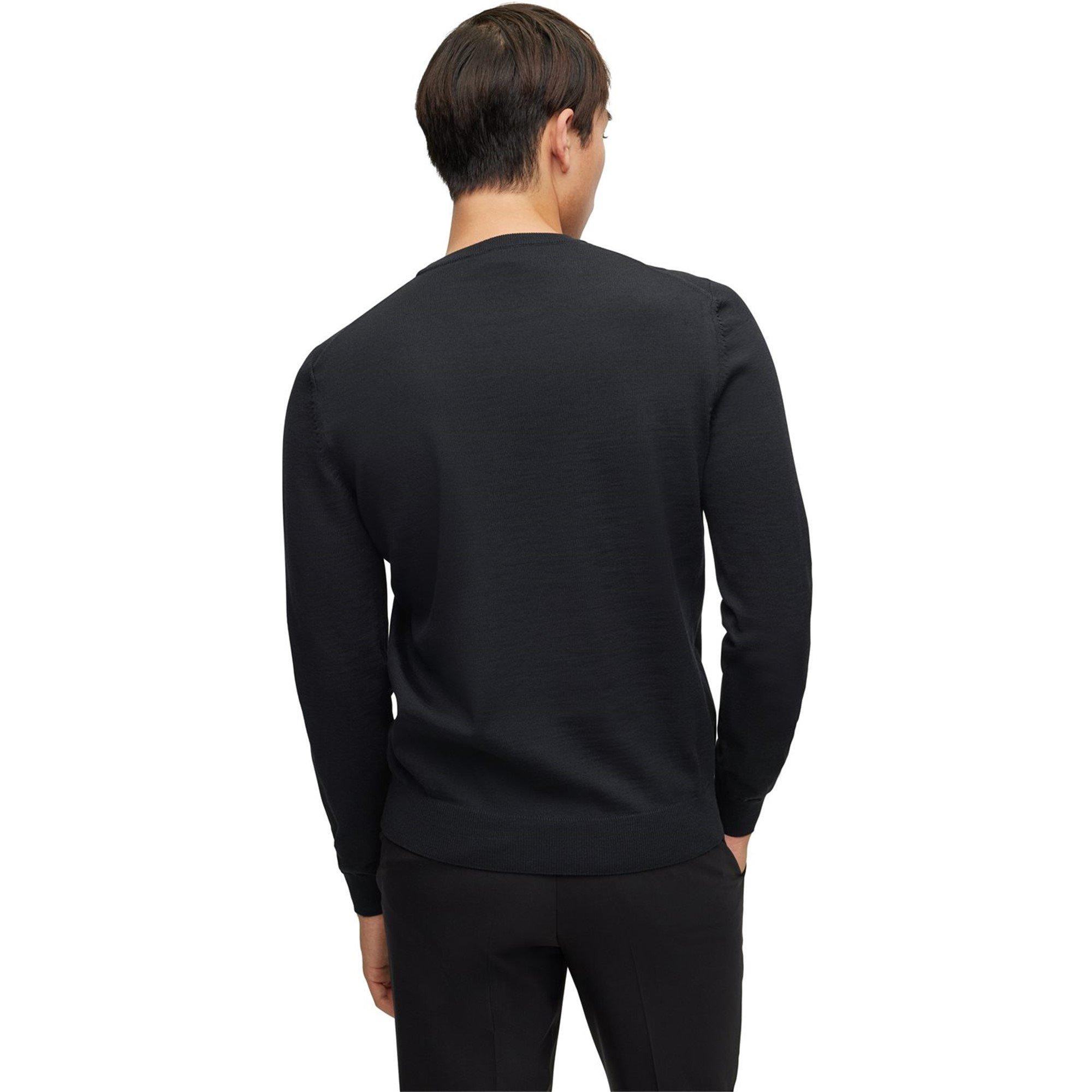 Black 001 - Boss - Men's Botto-L Knitted Jumper - 4