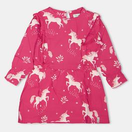 Lilly and Sid Unicorn A-Line Dress