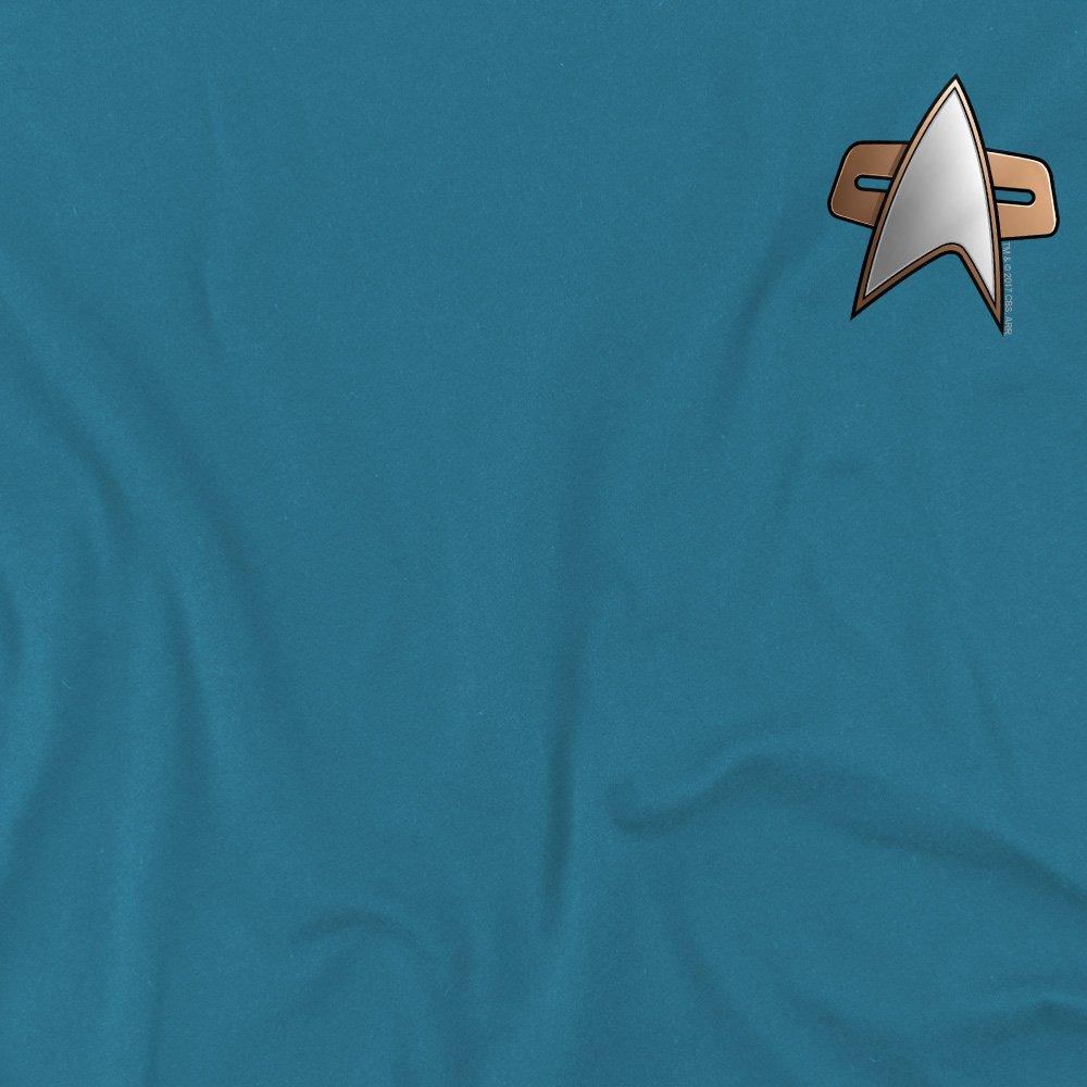 Grey - Star Trek - Star Trek Ds9 Science Emblem T Shirt Slate - 2