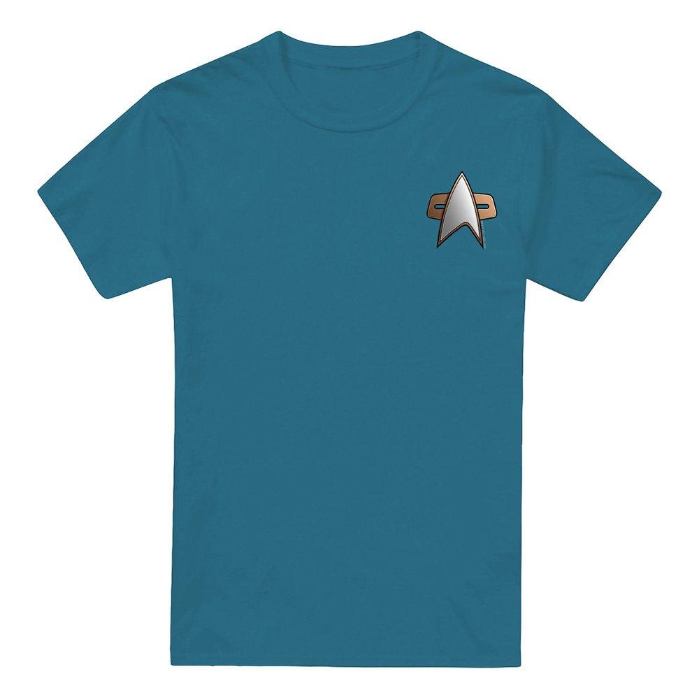 Grey - Star Trek - Star Trek Ds9 Science Emblem T Shirt Slate - 4
