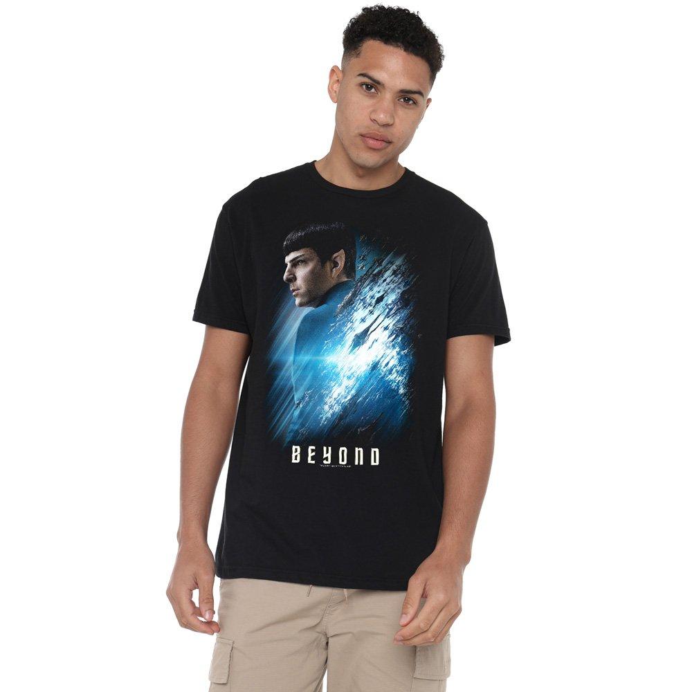 Black - Star Trek - Star Trek Beyond Spock Poster T Shirt Black - 1