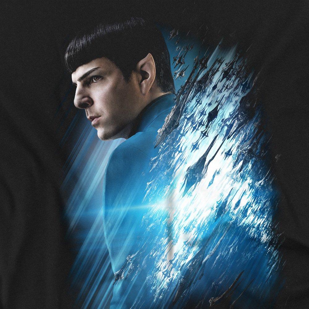 Black - Star Trek - Star Trek Beyond Spock Poster T Shirt Black - 2