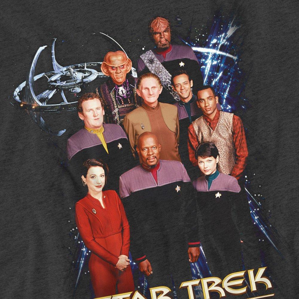 Grey - Star Trek - Star Trek Ds9 Crew T-Shirt Charcoal - 2
