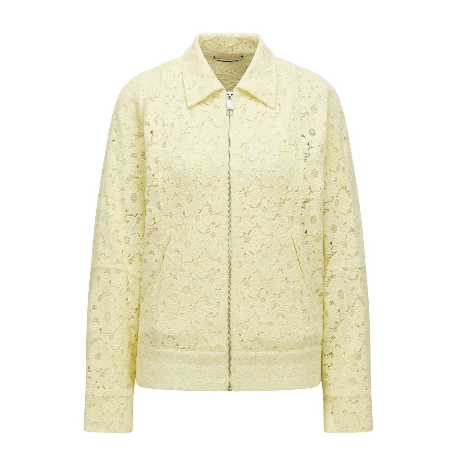 Yellow - Boss - Jamiella Lace Jacket - 3