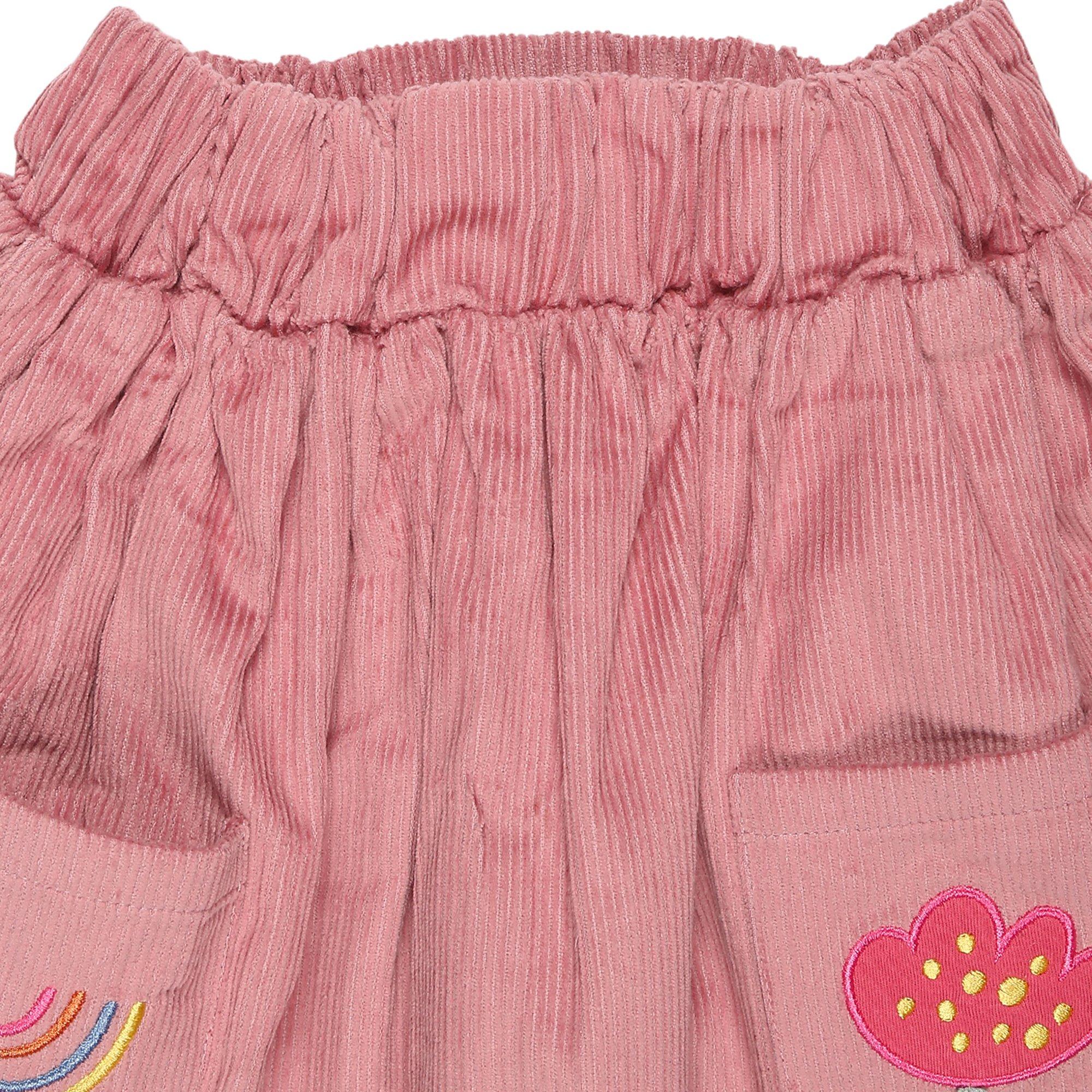 ple - Lilly and Sid - Rainbow Corduroy A-Line Skirt - 3
