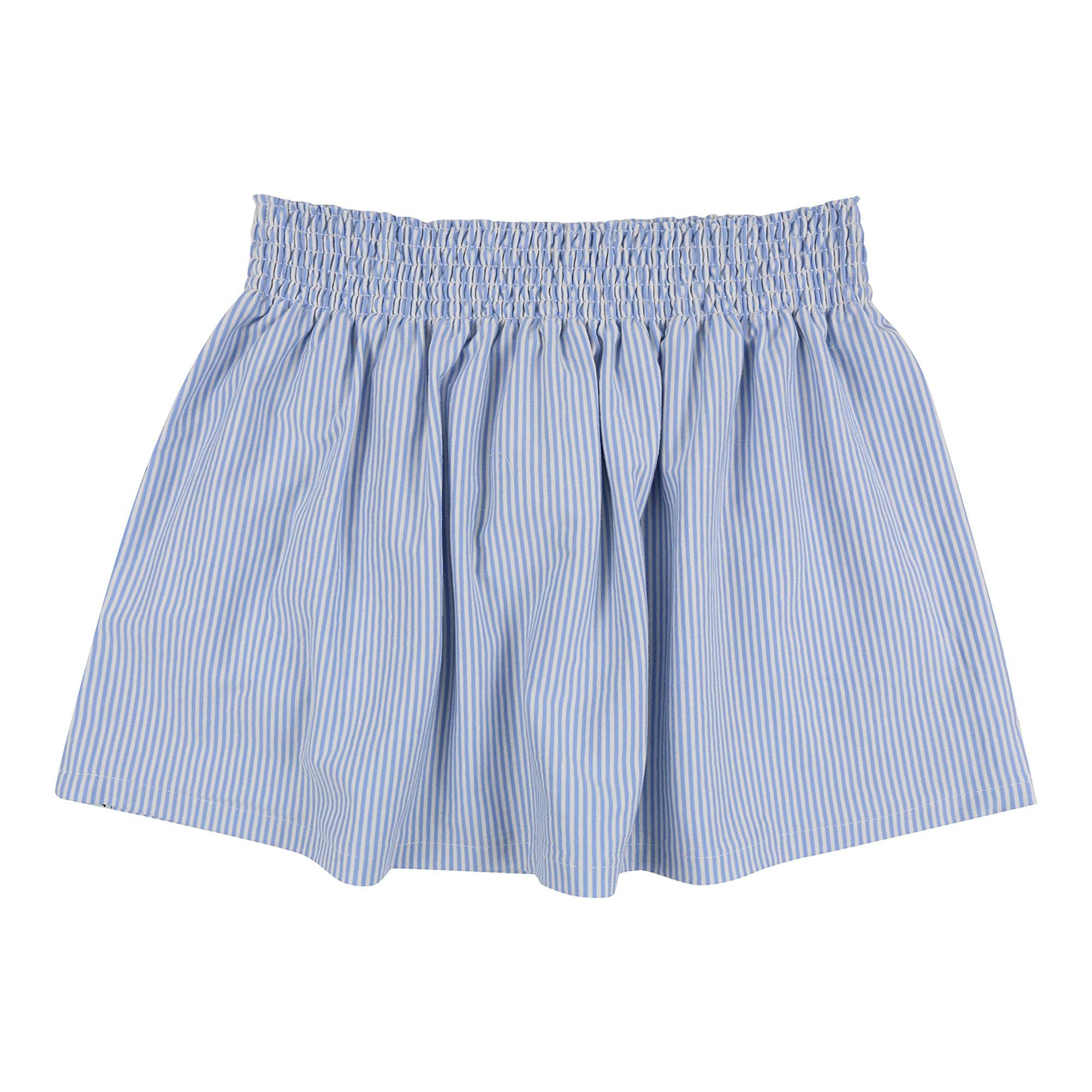 Blue - Lilly and Sid - Stripe A-Line Skirt - 2