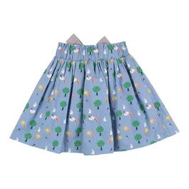 Lilly and Sid Bunny All Over Print A Line Skirt