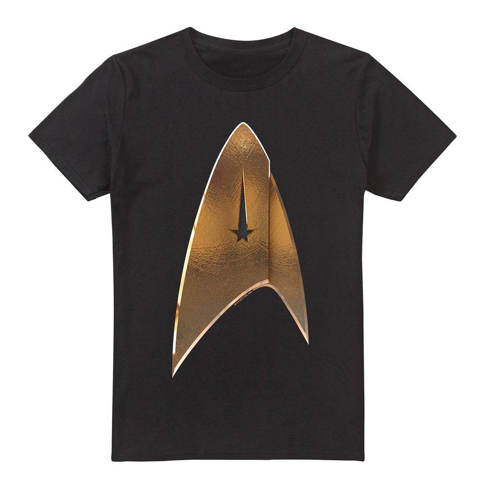 Black - Star Trek - Star Trek Discovery Command Shield T Shirt Black - 4