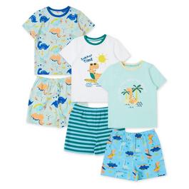 Firetrap Dino Short-Sleeve Pyjama Set