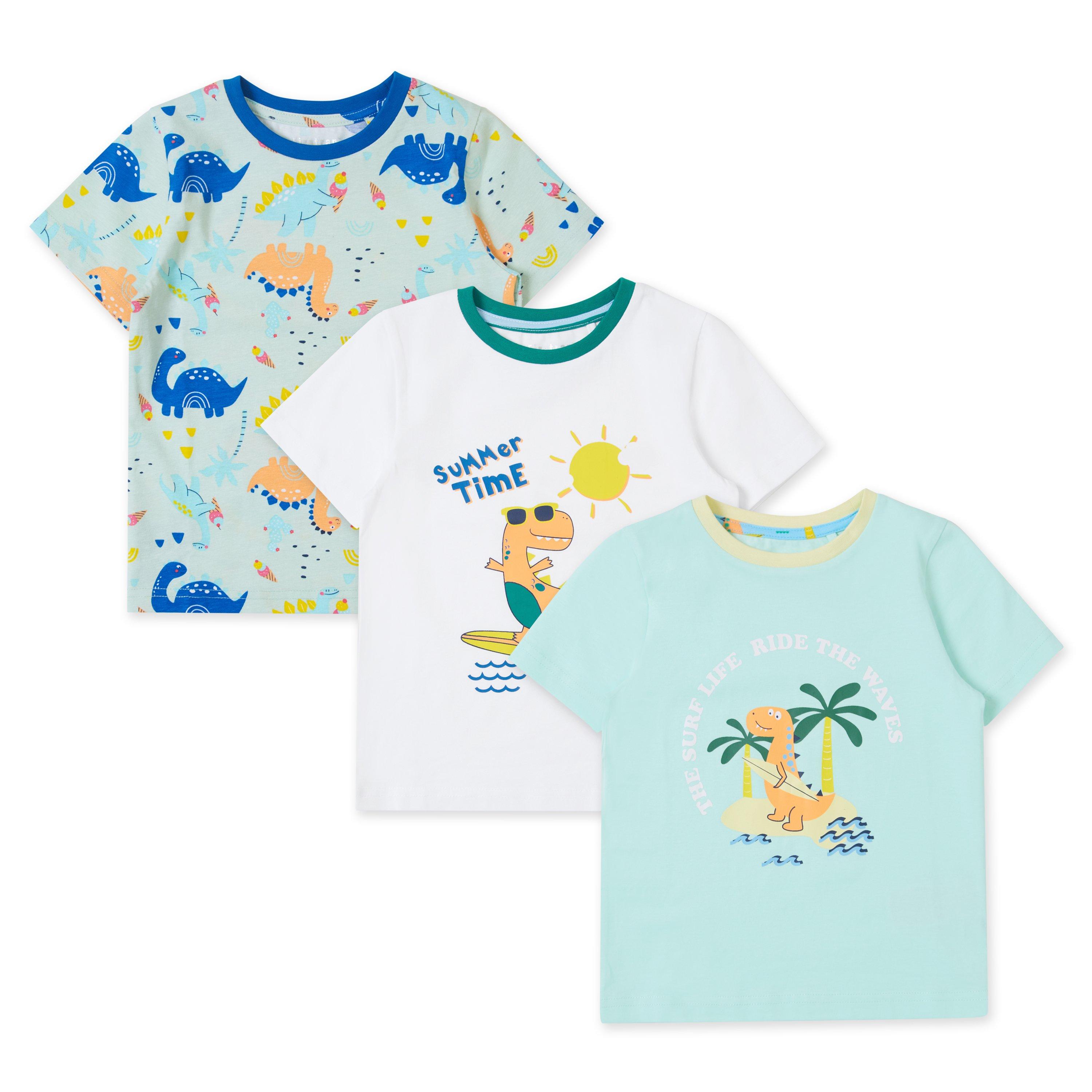 Multi - Firetrap - Dino Short-Sleeve Pyjama Set - 2