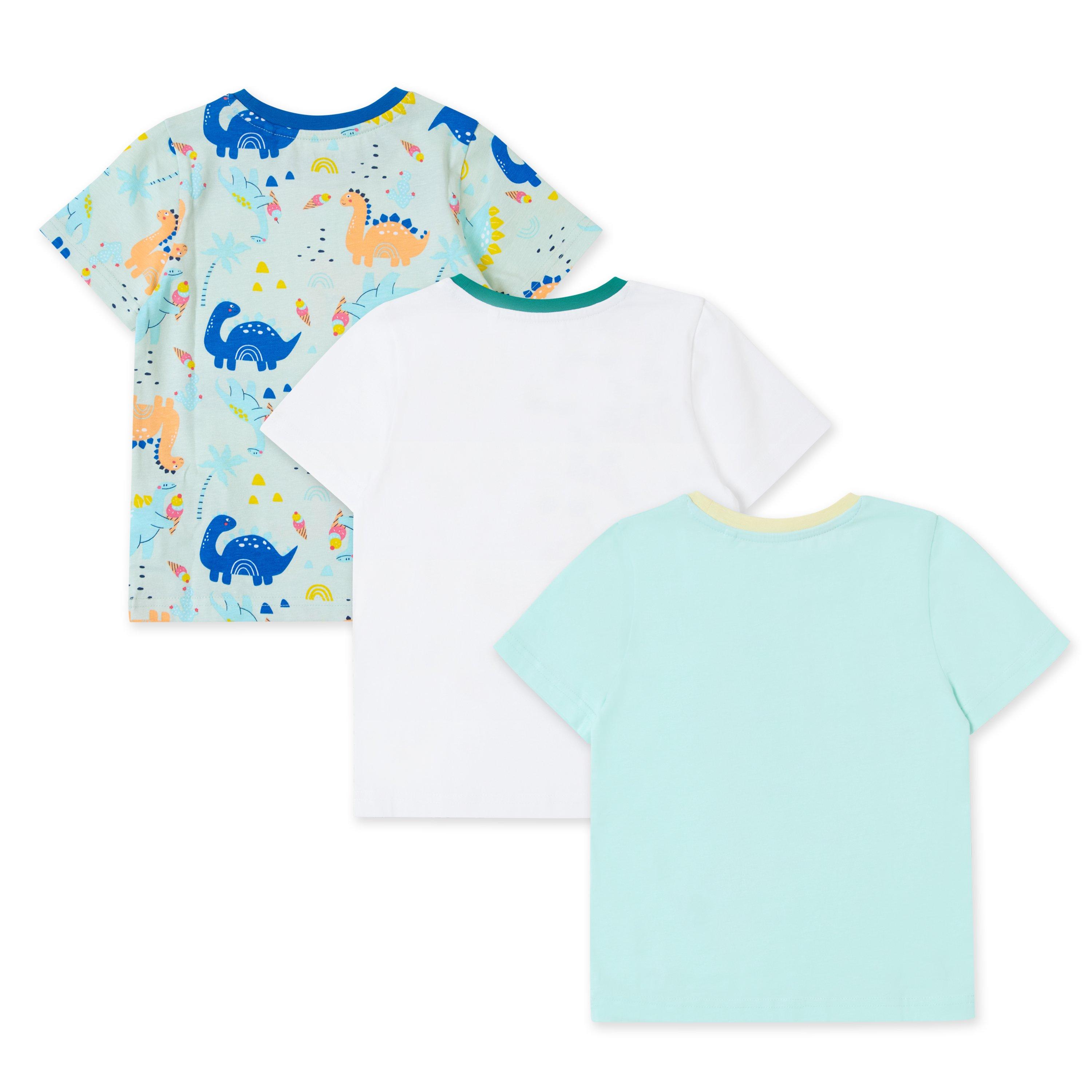 Multi - Firetrap - Dino Short-Sleeve Pyjama Set - 3